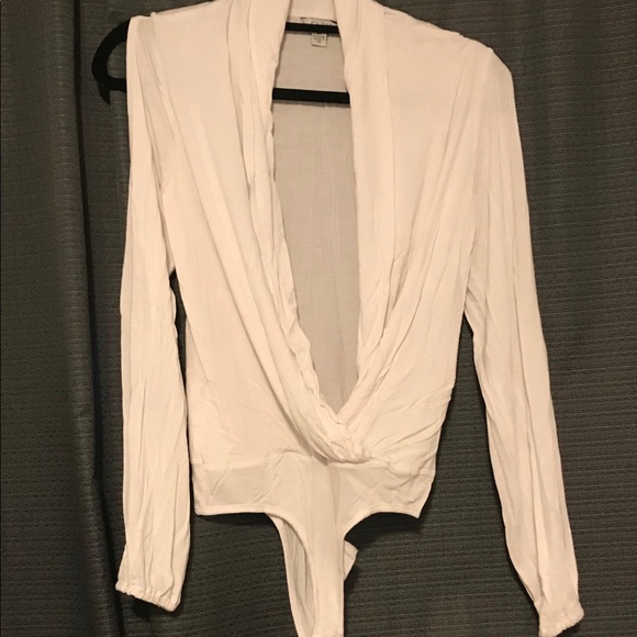 Guess White Wrap Eldoris Bodysuit - Picture 3 of 6